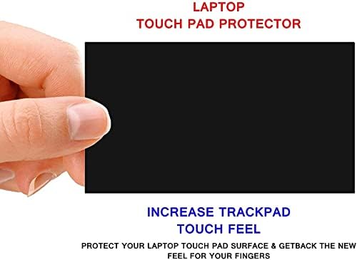 Ecomaholics Premium Trackpad Заштитник За Dell Inspiron 13 7390 2-во-1 13.3 инчен 2-во-1 Лаптоп, Црна Подлога За Допир Капак Анти Гребење Анти Отпечаток Од Прст Мат, Додатоци За Лаптоп