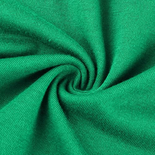 Зелена Капа Печатени Маици За Жени 2023 Свети Свети Патрикс Ден Мода Краток Ракав Екипажот Блузи Повик Удобни Блузи