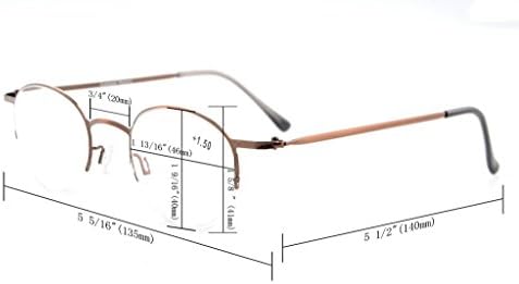 Очикепер лесен полу-раб на овална рунда за очила за очила