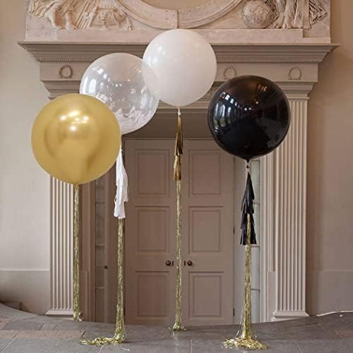 Јасни балони за полнење на големи балони 24 инчи проucирен балон 5 џамбо балони гигантски глобус силен латекс голем тркалезен