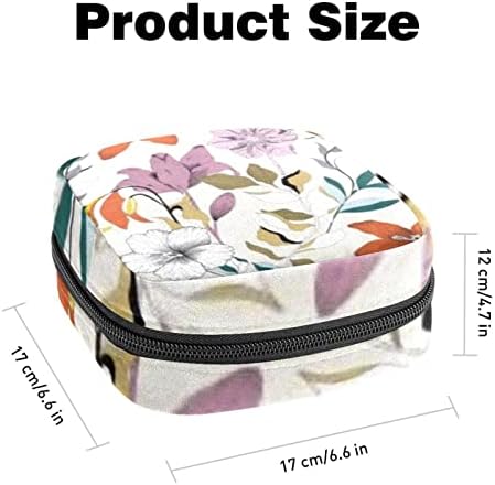 Торба ЗА Складирање На Санитарни Салфетки ОРИУКАН, Преносни Кеси За Патент За Менструална Подлога За Повеќекратна Употреба, Торбичка