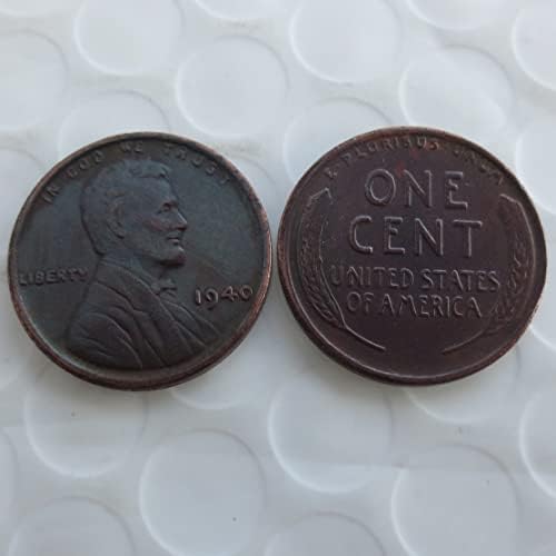 1940 Сад Линколн Цент Странски Копија Комеморативна Монета