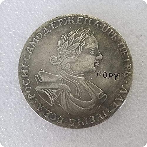 Предизвик монета Велика Британија Викторија 1 денар 1848 година Црвен бакар копирање монета за колекција на монети за колекции за копирање украси