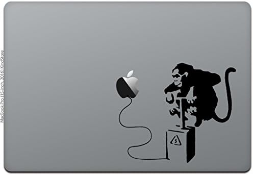 Kindубезна продавница MacBook Pro 13/15 „/12“ налепница MacBook Banksy Monkey Bomb 15 “Црна M781-15-B