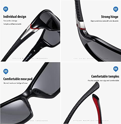 Очилата За Ноќно Гледање На Меколикс Поларизирани АНТИ-Отсјај УВ400 Ноќно Возење Дождлива Безбедност Жолти Чисти Очила За Сонце За Мажи