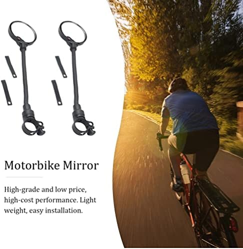 ДОДАТОЦИ ЗА ВЕЛОСИПЕДИ За ВЕЛОСИПЕДИ Рачки за Велосипеди 2 парчиња Крајно Огледало За Велосипеди Прилагодливи Задни Ретровизори Безбедно