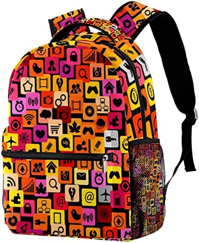 Ранци На Черепот Во Мексикански Етнички Стил Момчиња Девојчиња Училишна Книга Торба Патување Пешачење Кампување Дневен Ранец