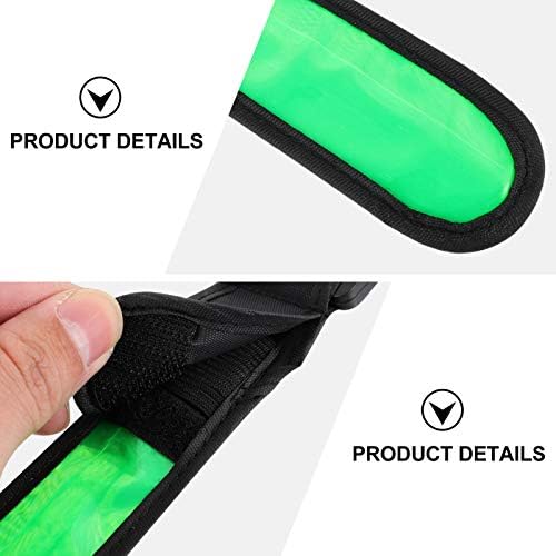 Uonlytech LED рефлексивен појас USB со висока видливост GEA ранец приврзок светла карабинер кука каиш за трчање велосипедизам