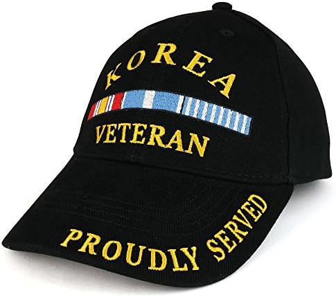 Воен ветеран ветеран во армијата, лента извезена структурирана воена бејзбол капа