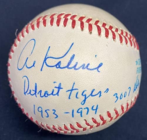 Ал Калин Детроит Тигерс 1953-1974 3,007 хитови потпишан Спалдинг Бејзбол ЈСА - Автограмски бејзбол
