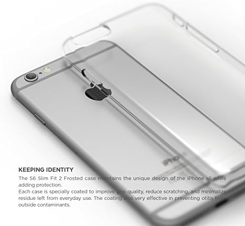 Случај за iPhone 6s, Eleaage S6 Slimfit2 Frosted Case за iPhone 6/6s + HD професионален екран филм вклучен - Целосно пакување на малопродажба