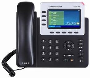 Grandstream GXP2140 4 LINE HD VoIP IP Gigabit Телефон Bluetooth POE боја LCD