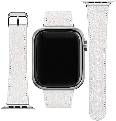 Lex Altern Screstband Компатибилен за Apple Watch Series 1/2/3/4/5/6/7/SE, лента за замена 38-40-42-44 mm Девојче печатење Апстракт