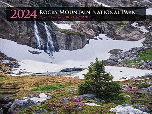 2024 Национален Парк Роки Планина Сценски Календар Од Erк Стенсленд