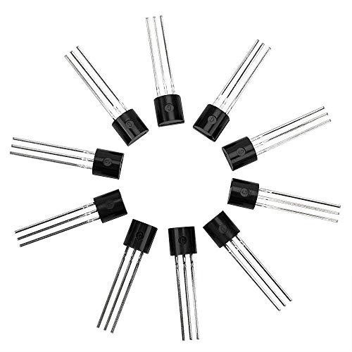 Комплет за асортиман на Daoki 200PCS BJT Transistor 10 вредности NPN PNP BC327, BC337, 2N2222, 2N907, 2N3904, 2N3906, S8050, S8550, A1015,