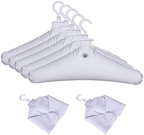 Jeonswod 5 парчиња/пакувања за надувување на облеката за надувување на облеката за преклопување на креативна закачалка без држач за складирање