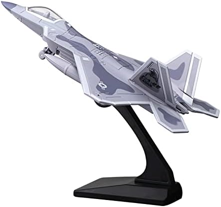 Звук и светлосен модел на авиони „Дагџирд Ф-22“, модел 1: 100 легура авијациски модел на авијација, повлечете го воениот метал модел