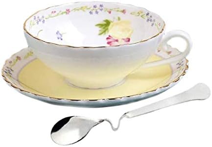Новости чаша во форма на садови и чинија постави керамички чај чај за домашна кујна чај забава