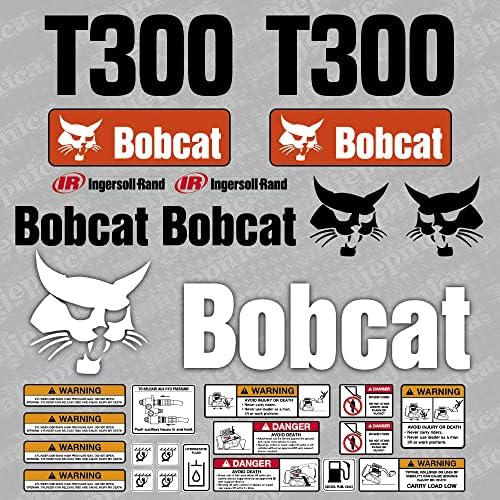 Bobcat T300 Натоварувач Резервни Налепници/Aufkleber/Adesivo/Налепница/Замена Во Собата
