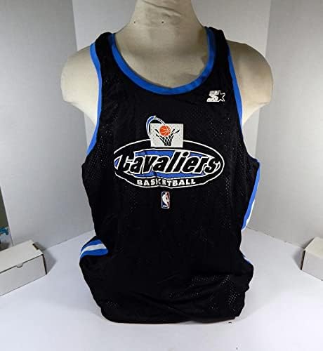 1997-98 Кливленд Кавалирс 25 Игра користеше црна практика Jerseyерси 2XL DP44887 - НБА игра користена
