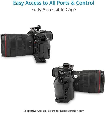 Cage Cagage Proaim Snaprig компатибилен со Canon EOS R5 & R6, за монтирање на НАТО. Алуминиумска конструкција. Опции за монтирање