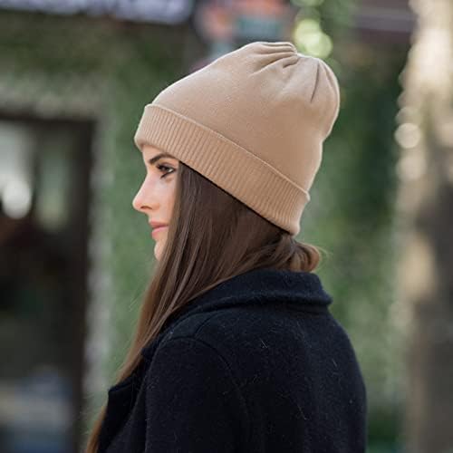 РВИДБЕ Зимски капи за жени Модерни жени Слауни Бејни меко топло бујни зимски капи преголема кабел плетена капа