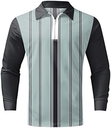 Машка кошула за голф за маж во Lmzaren Ретро боја на отворено улица кратки ракави со копче надолу облека за печатење Обична удобна