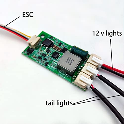 ESS Remote Tail Lights Полнач за полначи за DIY Electric Skateboard, 10S 36V Dual Hub Motor ESC 12V опашки светла и 42V 2A полнач