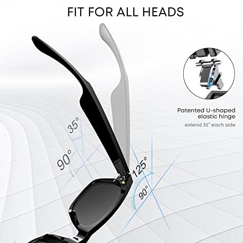 Bluetooth Очила За Сонце, Сина Светлина Филтрирање &засилувач; Поларизирани Очила За Сонце, Паметни Очила Со Отворено Уво Аудио,