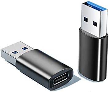 Smozer USB Cенски до USB3.0 машки адаптер 2-пакет, тип Ц до USB конвертор на кабел за полнач, компатибилен со iPhone 11 12 13 14 плус