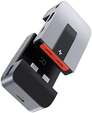 KXDFDC USB C ЦЕНТАР За-Компатибилен USB 3.0 USB ЦЕНТАР USB Сплитер Комбиниран Rj45 Држач 9 Во 1 ТИП C ЦЕНТАР