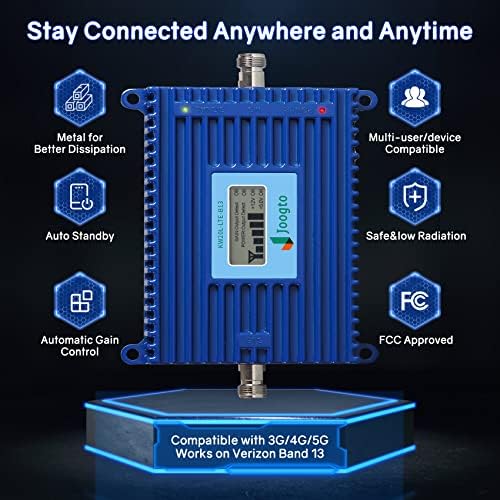 Засилувач на сигнал за мобилни телефони Joogto за Verizon Band 13 5G 4G 4G 700MHz Verizon Сигнал засилувач за Verizon Boost