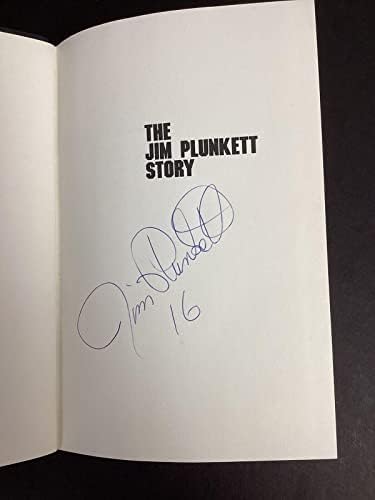 Jimим Плункт потпиша книга Мојата приказна Фудбалски напаѓачи Патриоти ￼автограф ЈСА - НФЛ автограмираше разни предмети