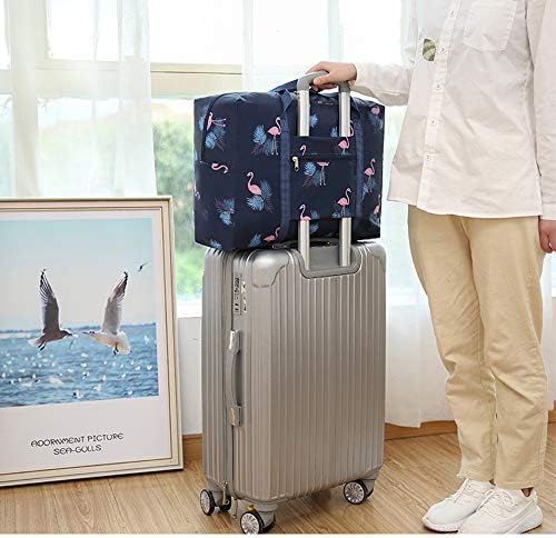 Fanwill Flamingo Frontier Spirit Airlines Лична Торба За Предмети 18x14x8 Инчи Преклопливи Водени Патни Дуфли, носете Торби За Багаж