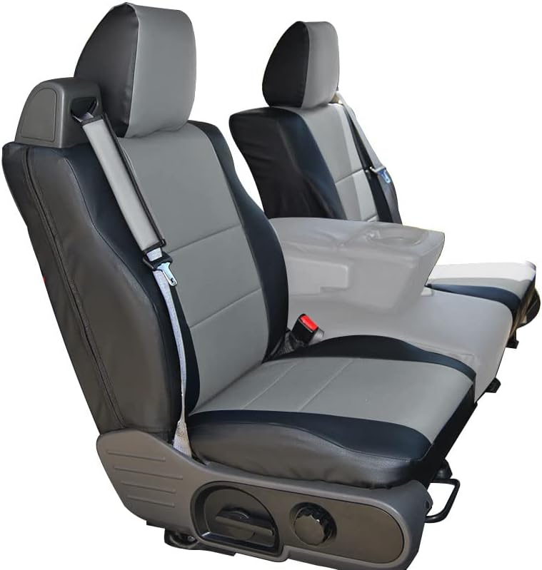 Iggee за 2004-2008 година Форд Ф-150 вграден во сигурносен појас вештачка кожа обичај точно вклопување 2 наслови на предните седишта
