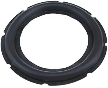 DNYTA 2 PCS перфориран гумен звучник пена, раб, 8 -инчен субвуфер звучник опкружувачки прстени за замена на звучникот за замена на