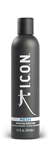 I.C.O.N. Мешав навлажнувачки крем за стилизирање, грижа за коса со квалитетна салон, шише од 8,5 унца