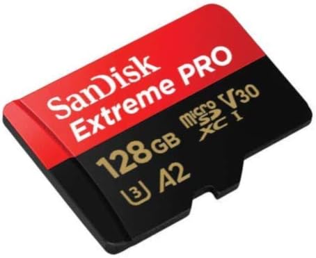 Sandisk Extreme Pro 128gb Micro SDXC Мемориска Картичка Работи со Sony Cyber-Shot DSC-HX99, Dsc-RX0 II Компактен Пакет Камера Со Сѐ Освен Читач На MicroSD Картички Stromboli