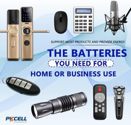 PKECLL 23a 12 Волти Батерија, 15 Пакет A23 Батерија За Гаража Вратата Отварач Таванот Вентилатор Далечински Врата Ѕвона
