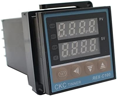 Излез на термостат за дигитален контролер на дигитална температура на дигитална температура + K Type Thermocoupe сензор 48 x 48