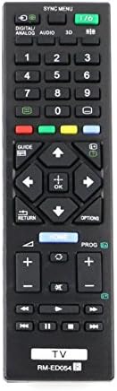 New RM-ED054 Replaced Remote fit for Sony TV KDL-32R420A KDL-32R423A KDL-40R470A KDL-40R473A KDL-46R470A KDL-46R473A KDL-40R471A KDL32R420A KDL32R423A