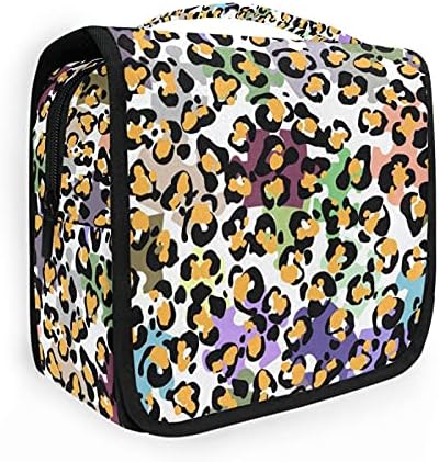 Висечка Тоалетна Торба Апстрактна Животинска Леопард шминка Патна торба За Тоалети Преносни Торби За Организатори На Тоалети Јасен Тоалет Козметички
