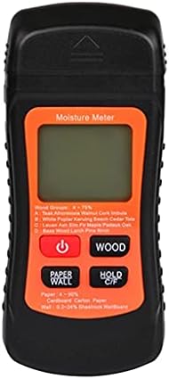 Асувуд дрво мерач LCD дигитален влага тестер со зелено задно осветлување од типот на вода и детектор на вода и детектор
