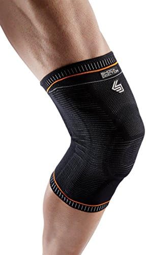 Шок доктор Ултра плетено поддршка на коленото, заграда на коленото за спречување и заздравување на нестабилност на пателата, повреди
