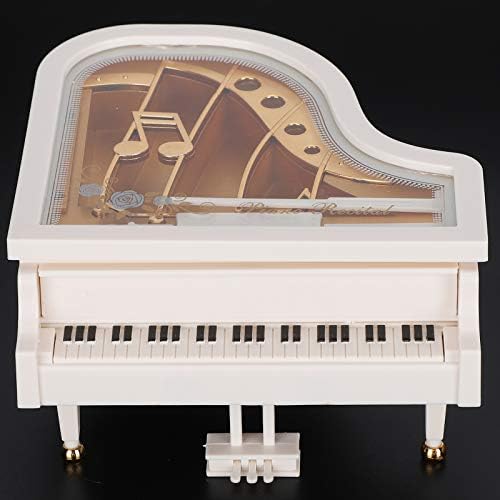 Музичка кутија Jimимдари Пијано, музичка кутија за пијано, симпатична за пријатели или деца музика - loversубители на семејство