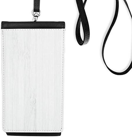Бело дрво вени шема позадина Телефонски паричник чанта што виси мобилна торбичка црн џеб