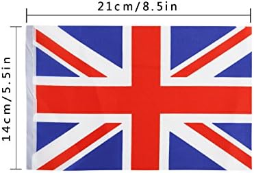Велика Британија Британско Знаме,100 стапки/76 парчиња Обединетото Кралство Унија Јаскек Национална Земја Знаменце Знамиња Банер,