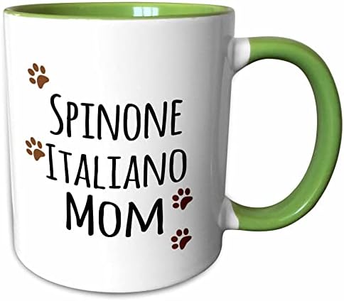 3drose спин Еден Италијано куче мама - кучиња од раса - каллива кафеава шепа отпечатоци на кучиња lубовник горд сопственик на миленичиња мама
