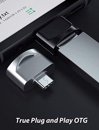 Tek styz USB C женски до USB машки адаптер компатибилен со вашиот Xiaomi Redmi 9 за OTG со полнач Type-C. Користете со уреди