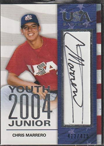 Крис Мареро #407/475 2007 Сад Бејзбол - 2004 Млади Помлади Автограми #YJ-7
